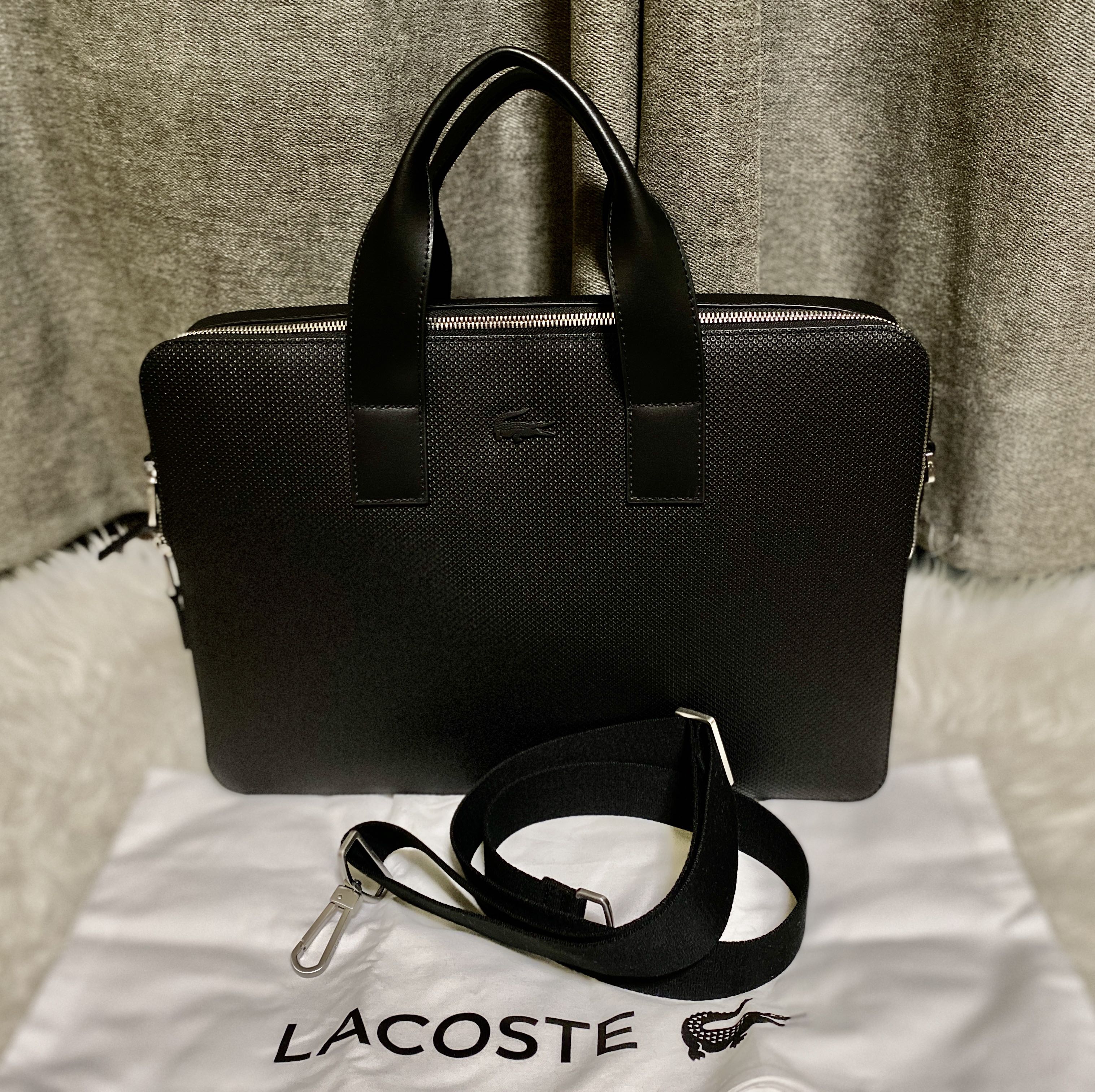 Lacoste Laptop Bag, Luxury, Bags & Wallets on Carousell