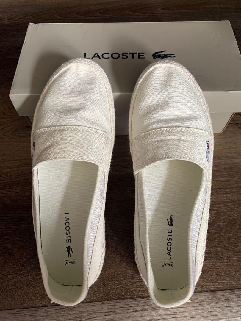 Lacoste slip on shoes womens on sale