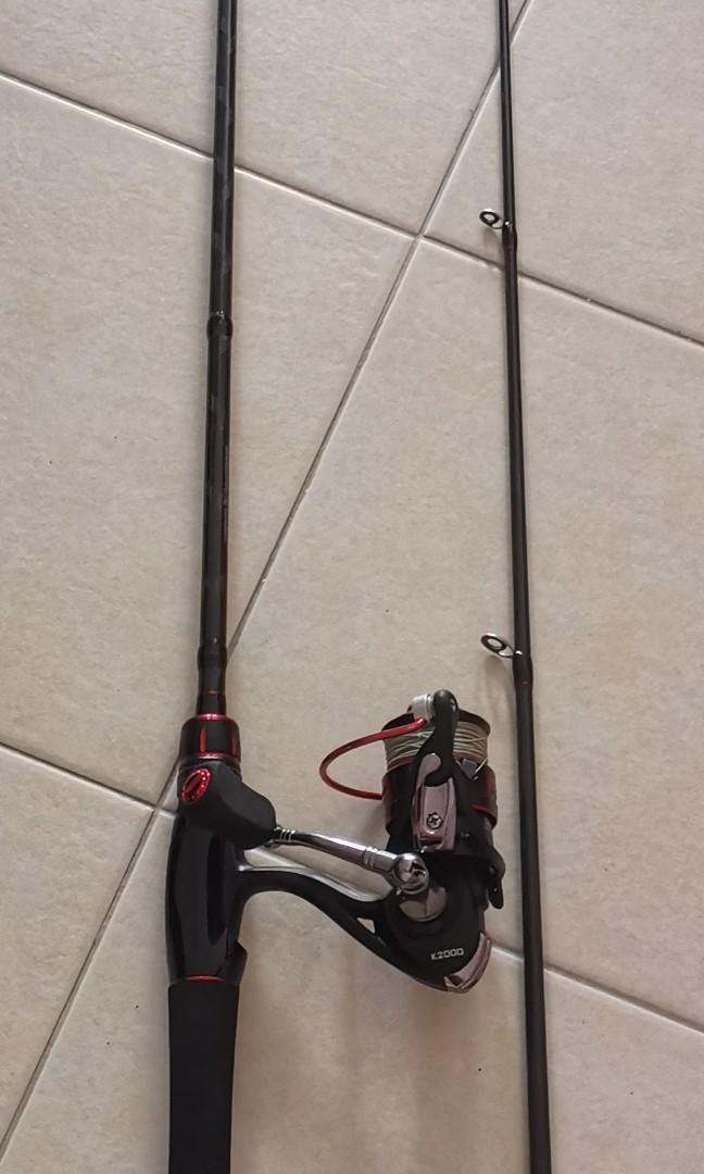 Lightly used fishing rods with bag All at $50, Sports Equipment, Fishing  on Carousell