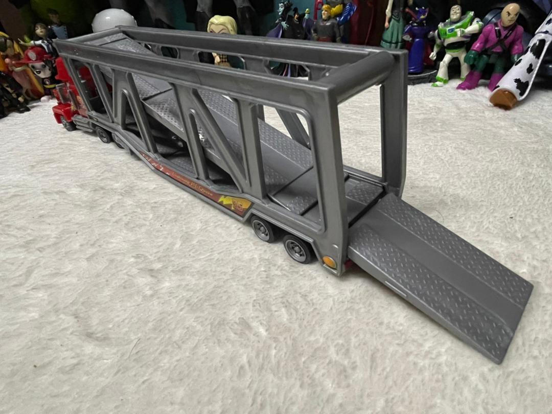 Mattel Disney Pixar Mack The Hauler Car Carrier Transporter 13" Truck ...