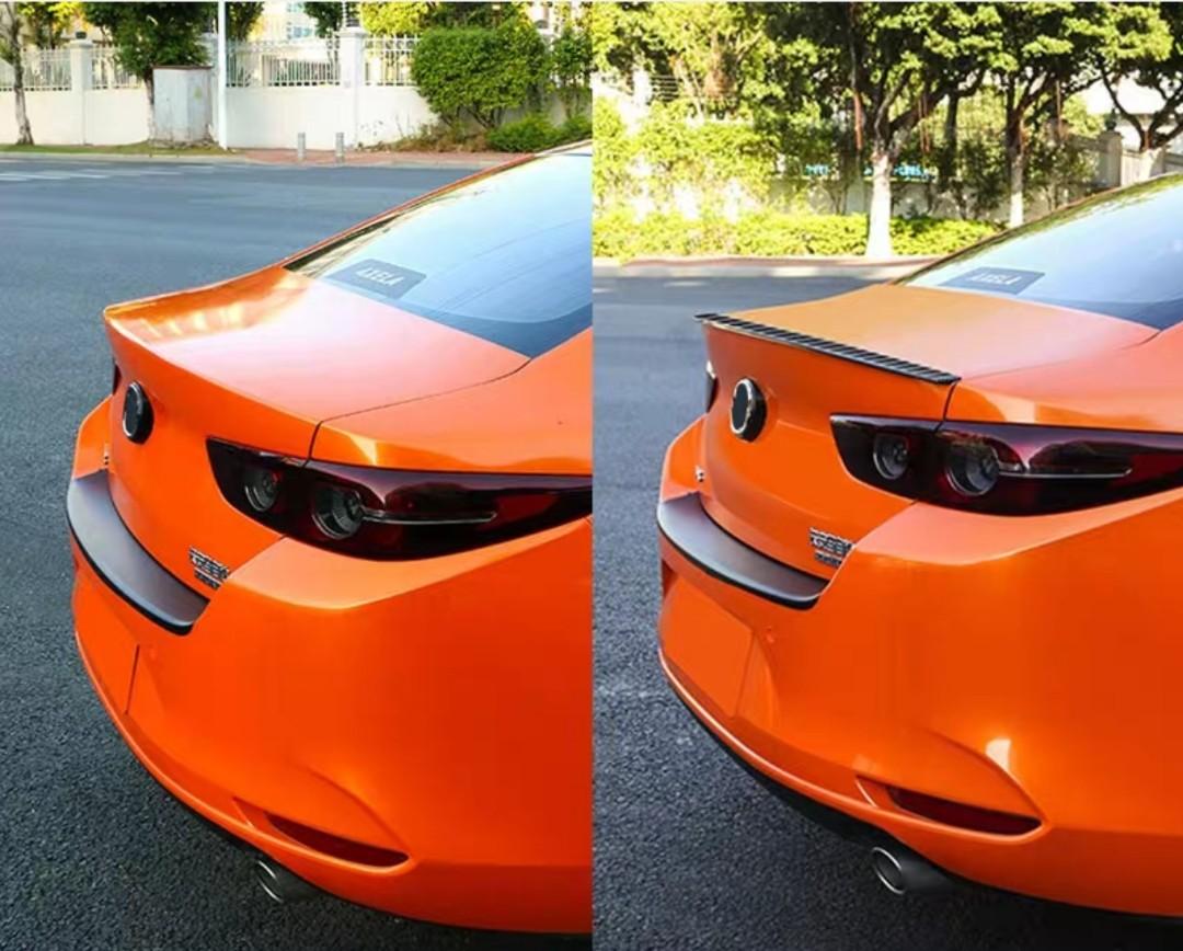 Mazda 3 m hybrid boot lip, Car Accessories, Accessories on Carousell