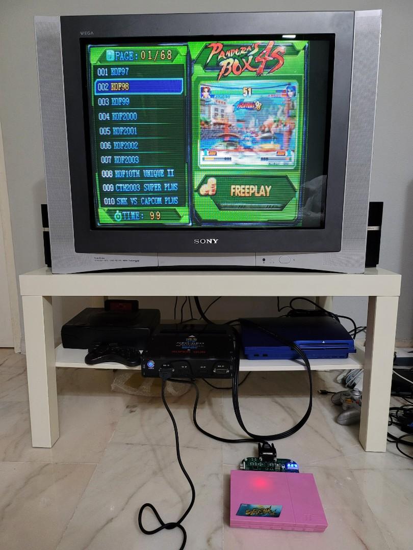 CBOX Neo Geo SNK MVS 1B Pour Cartouche Arcade – Avec Gamepad USB SS – Neuf