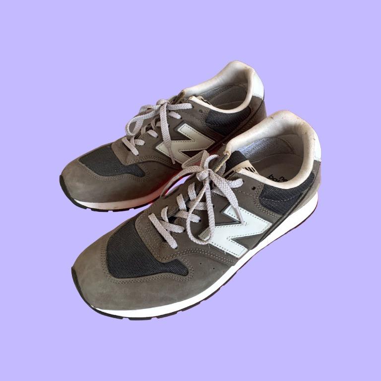 NEW BALANCE 966 Suede Trainers in Dark Grey Men s Fashion Footwear Sneakers on Carousell