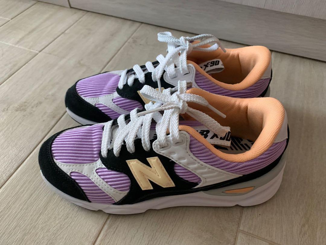 New Balance X 90 Women s Sneakers Purple Black Women s Fashion Footwear Sneakers on Carousell
