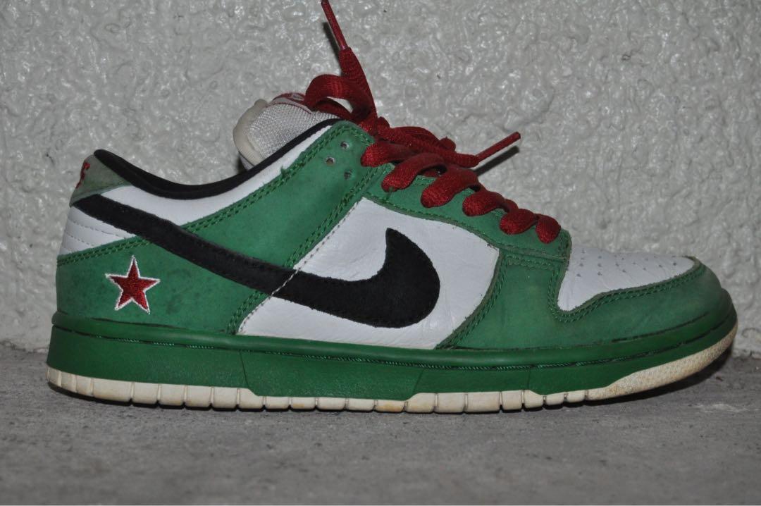sb dunk low heineken