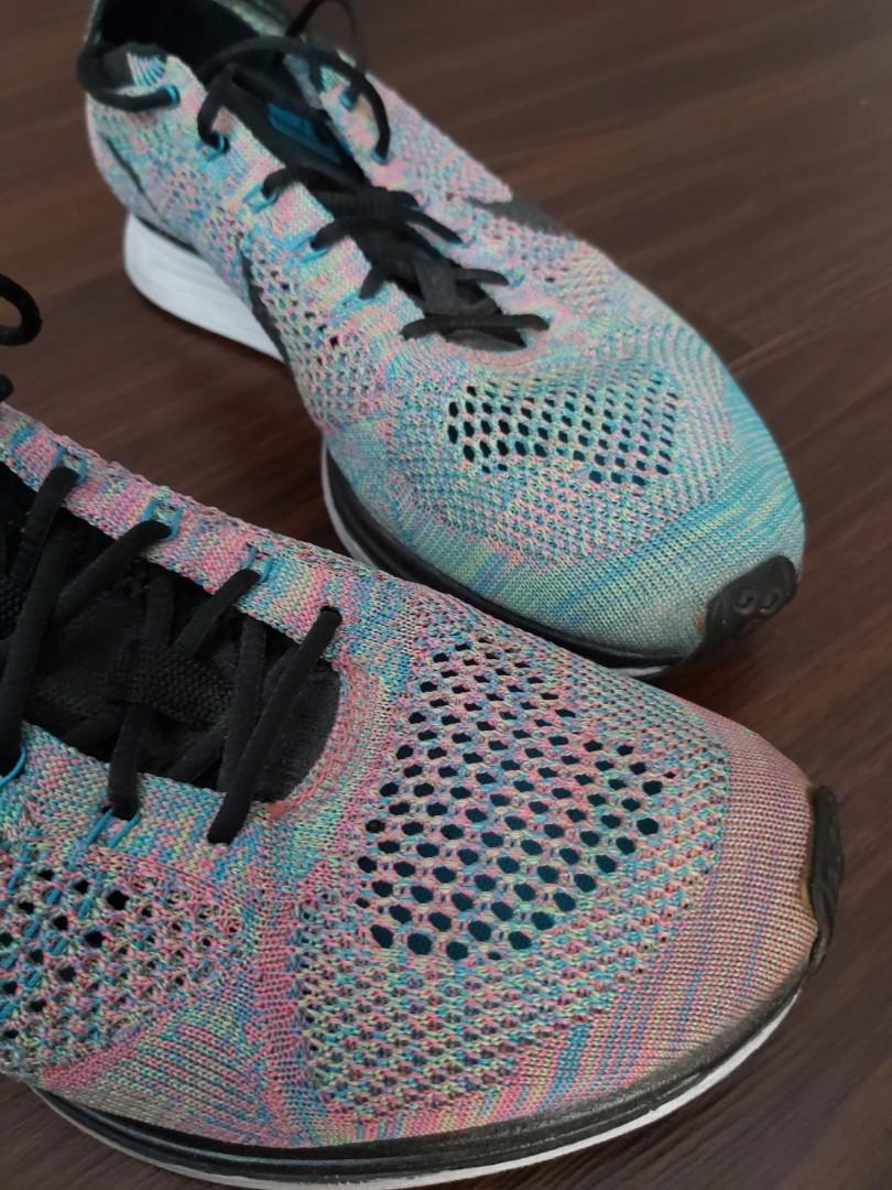 Nike flyknit racer rainbow 2.0 sneaker store