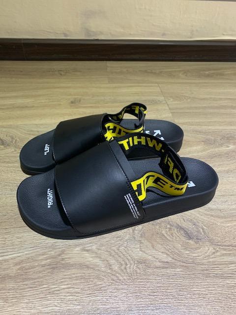 Off white industrial strap sandals sale