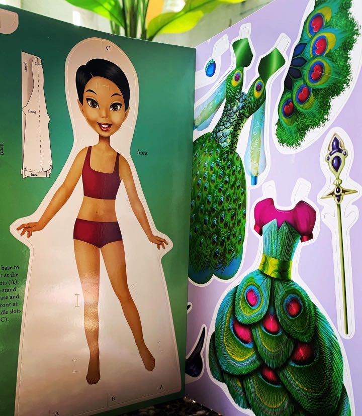 Old skool Paper Dress Up Dolls Hobbies Toys Books Magazines