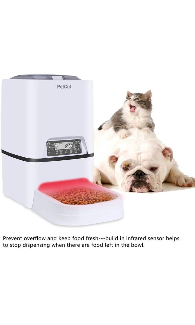 USA Product B3309 Automatic Pet Feeder with Voice Message Recorder
