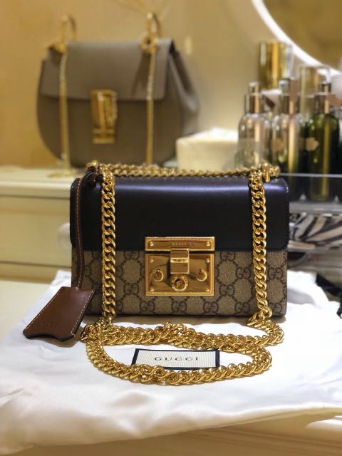 Padlock small gg shoulder bag price sales