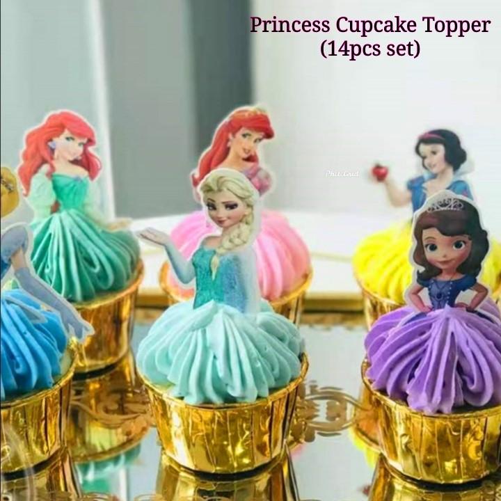 Princess Cupcake Topper (14pcs)65074414156161110