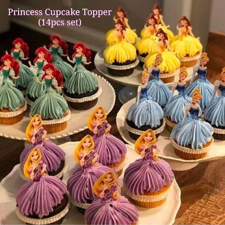 Princess Cupcake Topper (14pcs)65074414156161111