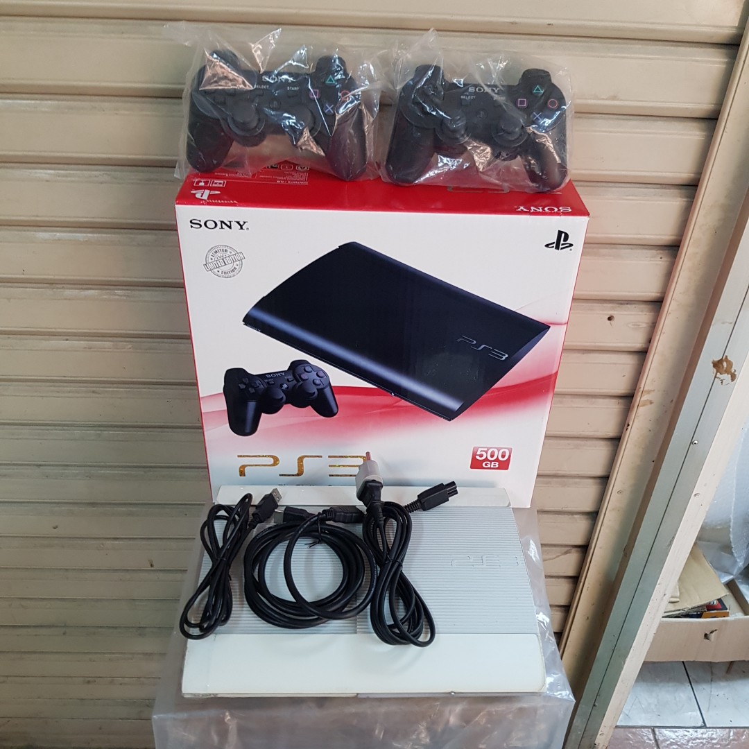 PS3 SUPERSLIM 500GB PUTIH HEN/CFW MULTIFUNGSI FULL GAME