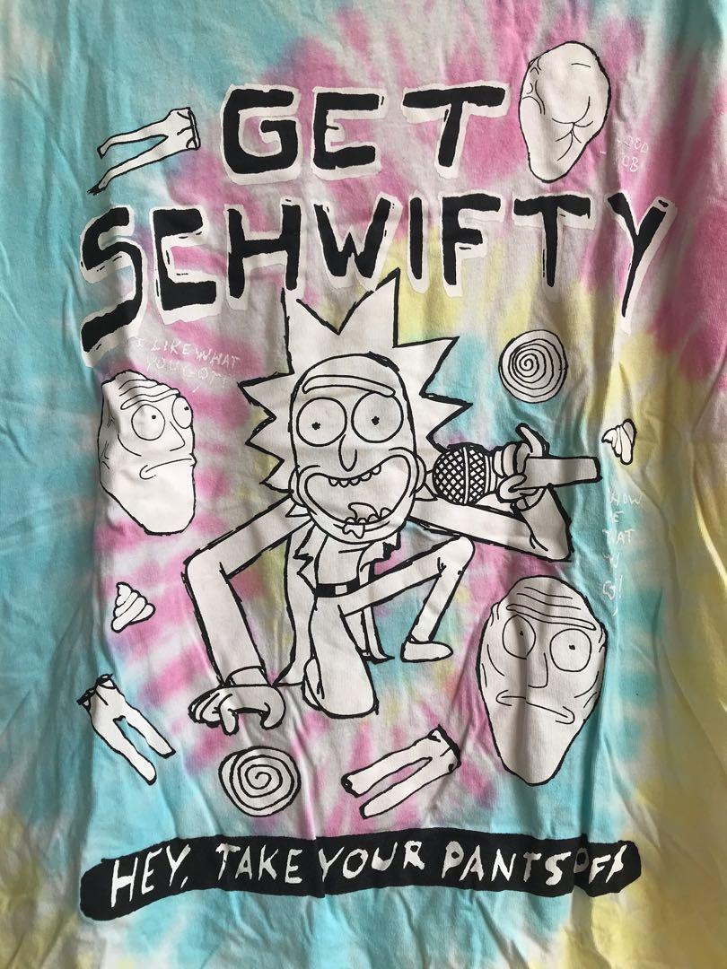 Psychedelic Pastel Tie Dye Rick and Morty Tee, Men's Fashion, Tops & Sets,  Tshirts & Polo Shirts on Carousell