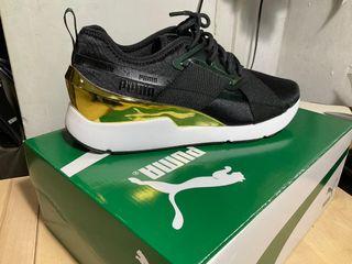 puma muse metallic green