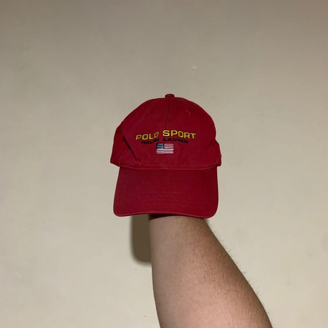 red polo dad hat