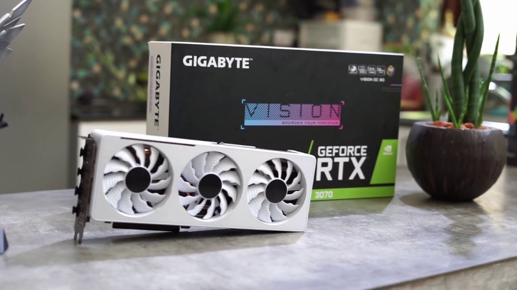Rare GIGABYTE RTX 3070Ti Vision OC (White), Computers & Tech, Parts ...