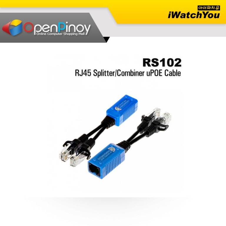 RS102 RJ45 Splitter/Combiner uPOE Cable, Furniture & Home Living ...
