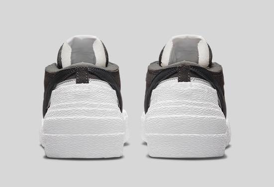 Sacai x Nike Blazer Low “Iron Grey”, 男裝, 鞋, 波鞋- Carousell