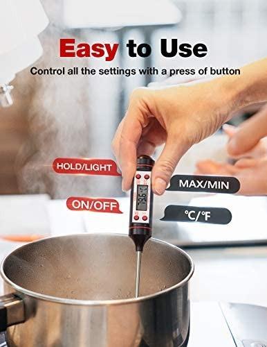 HABOTEST Instant Read Meat Thermometer Digital Kitchen Cooking