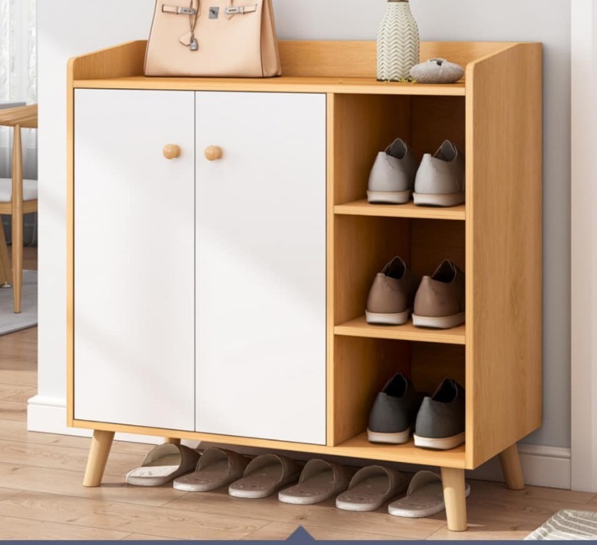 Scandi Shoe Cabinet, Furniture & Home Living, Furniture, Shelves ...