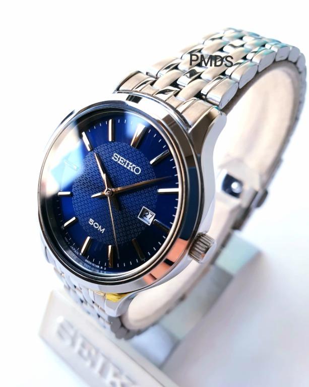 SEIKO Blue Dial Neo Classic Ladies Watch SUR651P1 Quartz Genuine