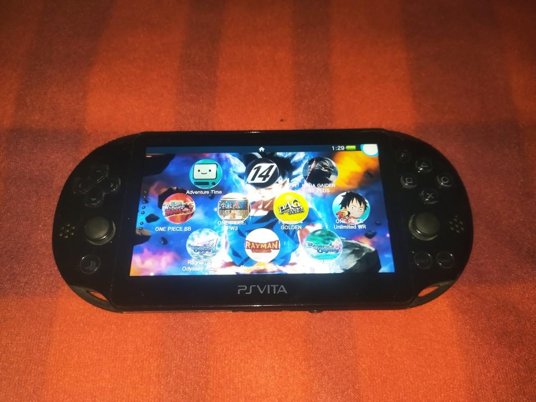 Sony Ps Vita Slim 256gb 3 65 Henkaku Enso Black Video Gaming Video Game Consoles Playstation On Carousell