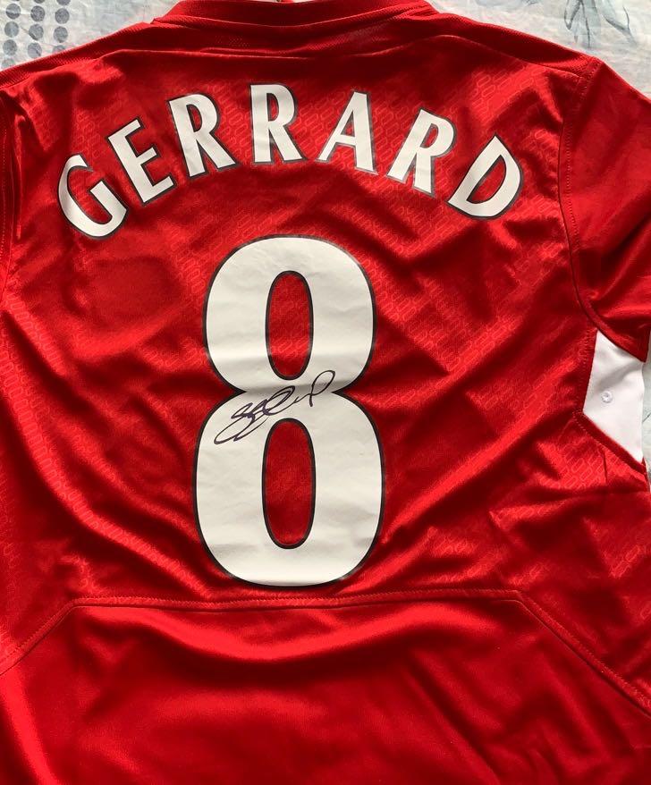 Steven Gerrard signed 2005 jersey with COA, Hobbies & Toys, Memorabilia &  Collectibles, Vintage Collectibles on Carousell