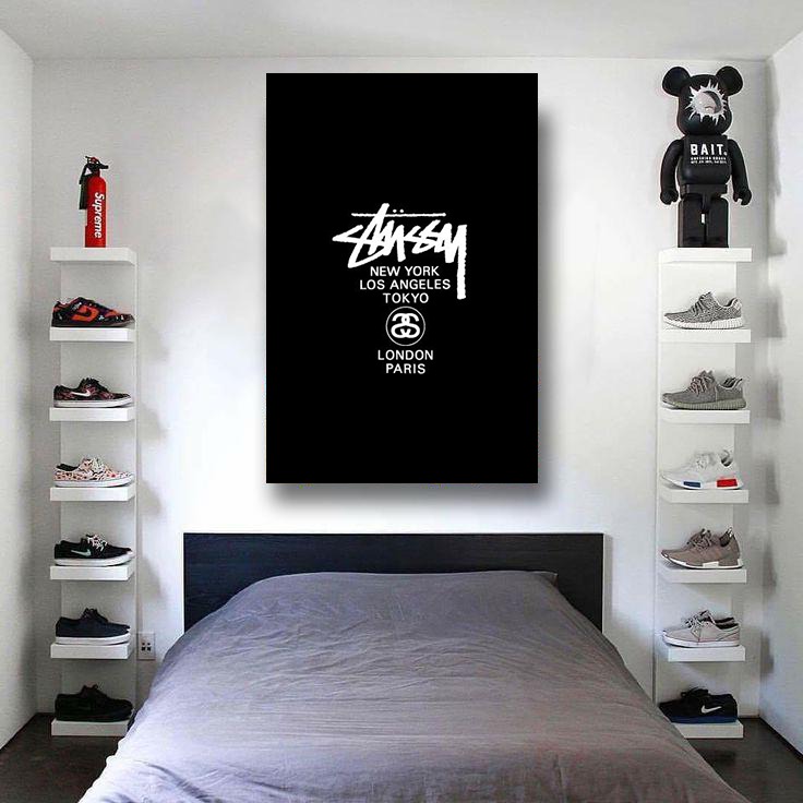 Stussy Wall Art Furniture Home Living Home Decor Wall Decor on Carousell
