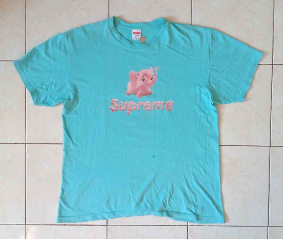 Supreme pink elephant Men s Fashion Tops Sets Tshirts Polo