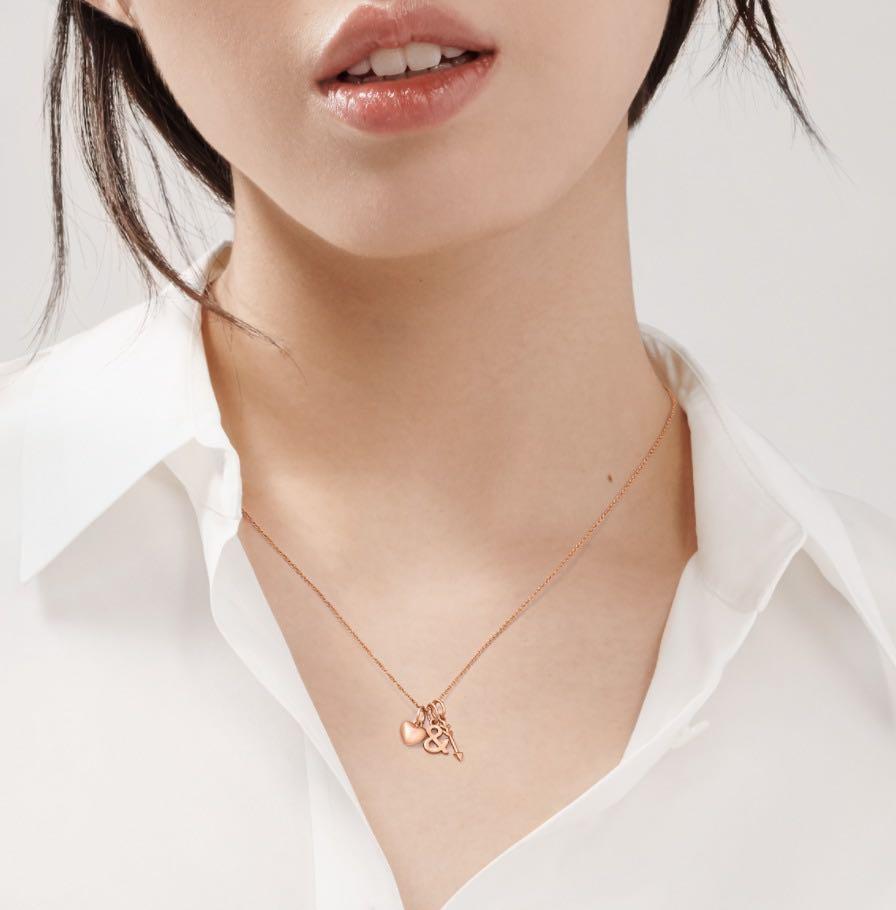 Tiffany rose gold pendant hotsell