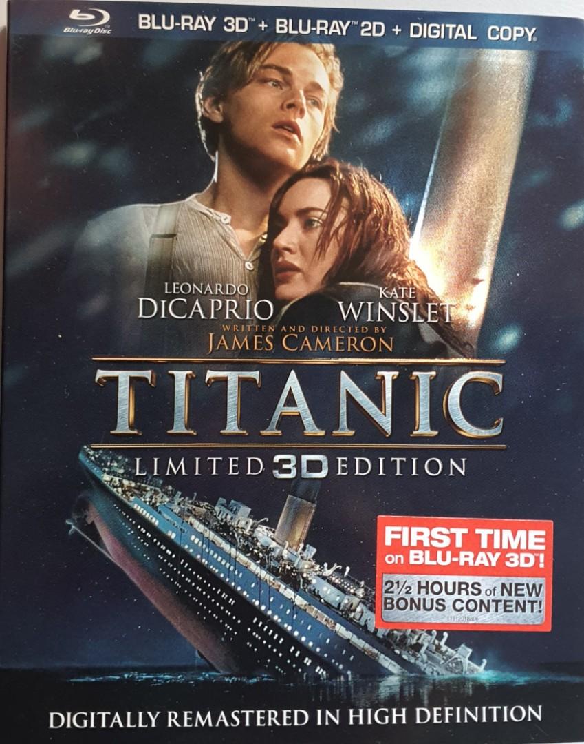 Titanic Blu ray 3D, Hobbies & Toys, Music & Media, CDs & DVDs on Carousell