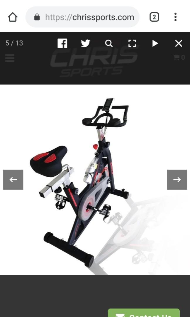 Chris sports stationary bike new arrivals