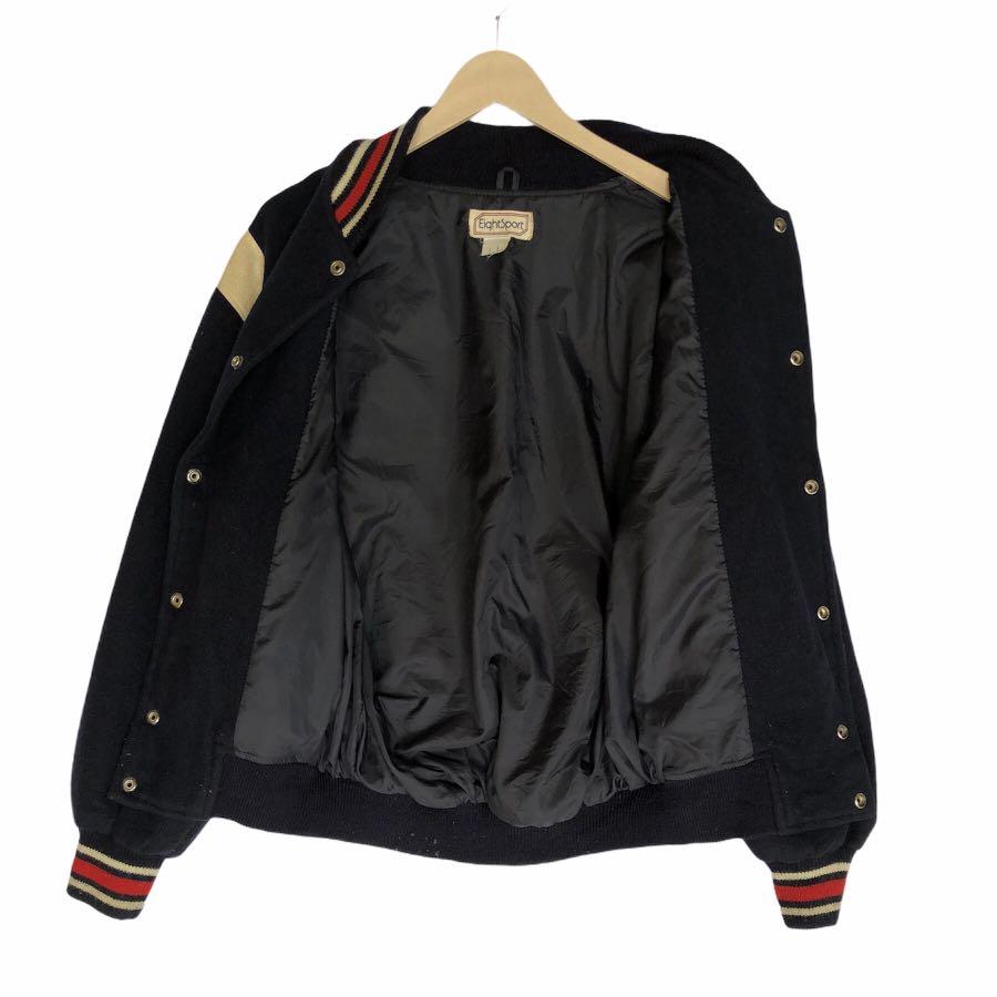 VARSITY JACKET (Category: Coats, Jackets and Outerwear) located in Kota Bharu. Submitted by neoz.bundle (Listing ID 1103518336, Image 3). Description: pit - 23.5 labuh - 26.5 kondisi - 9/10 pos bayar jnt.