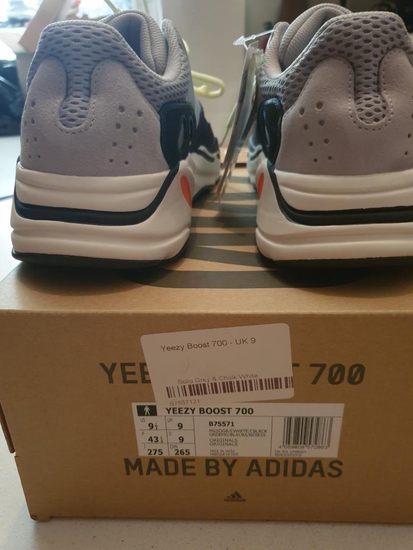 Adidas Yeezy Boost 700 wave runner UK9 US9.5 New Men s Fashion