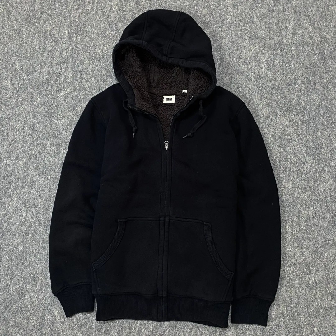 Uniqlo sherpa hoodie sale
