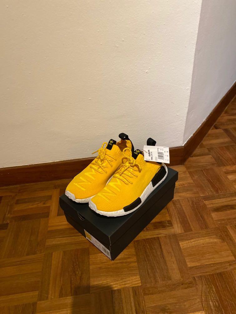 Adidas NMD R1 Primeknit EQT yellow Men s Fashion Footwear