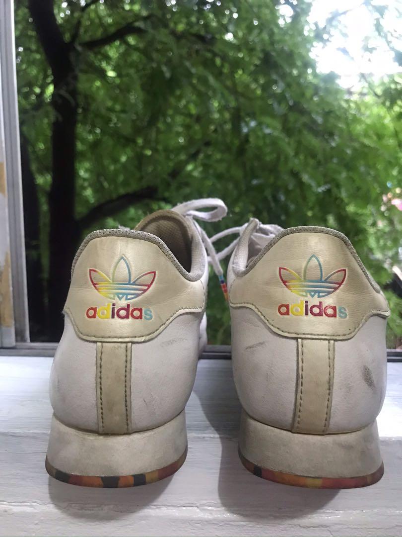 Adidas Original Samoa White Rainbow Fashion Sneakers