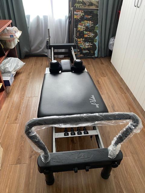 AeroPilates Premier Studio Model 55-4700A. Includes Owner Manual, Large  Exercise Poster and 2 DVDs., Sports Equipment, Exercise & Fitness, Toning &  Stretching Accessories on Carousell