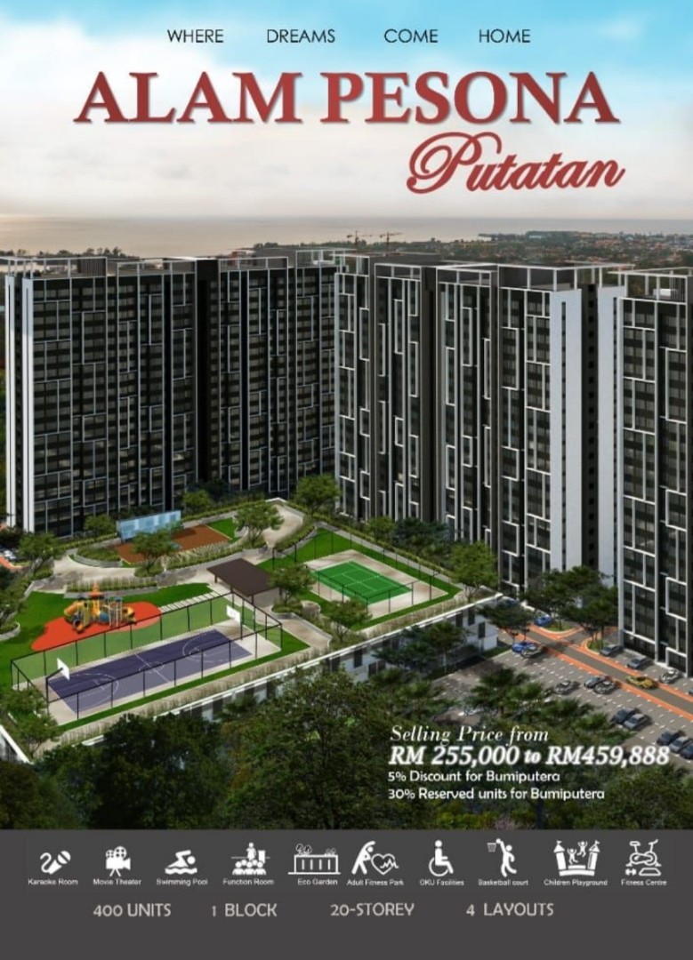 ALAM PESONA PUTATAN, Property, For Sale on Carousell