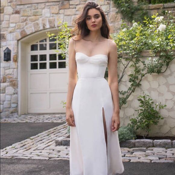 Reformation juliette dress ivory