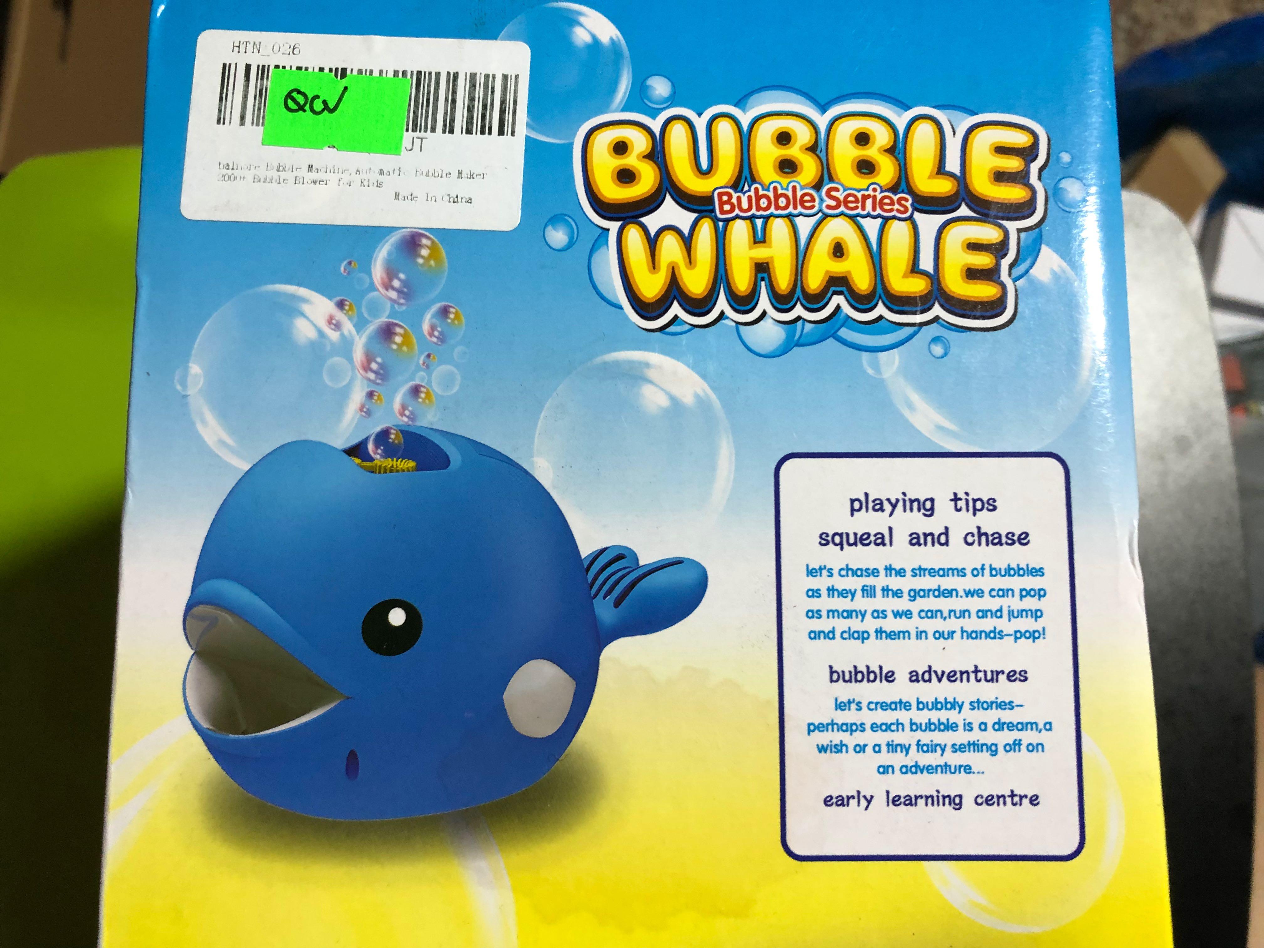 Bubble Guns Kit incredible Whale Automatic Bubble