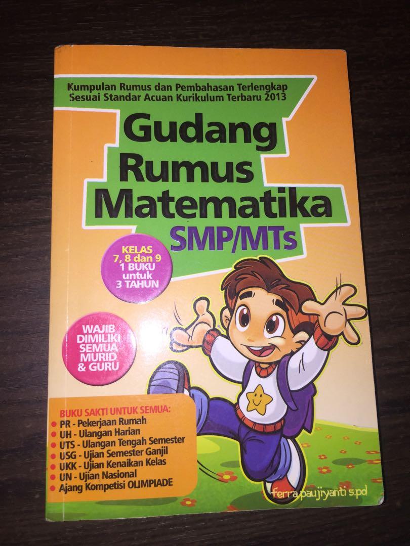 Buku Rumus Matematika Smp Buku And Alat Tulis Buku Di Carousell 6389