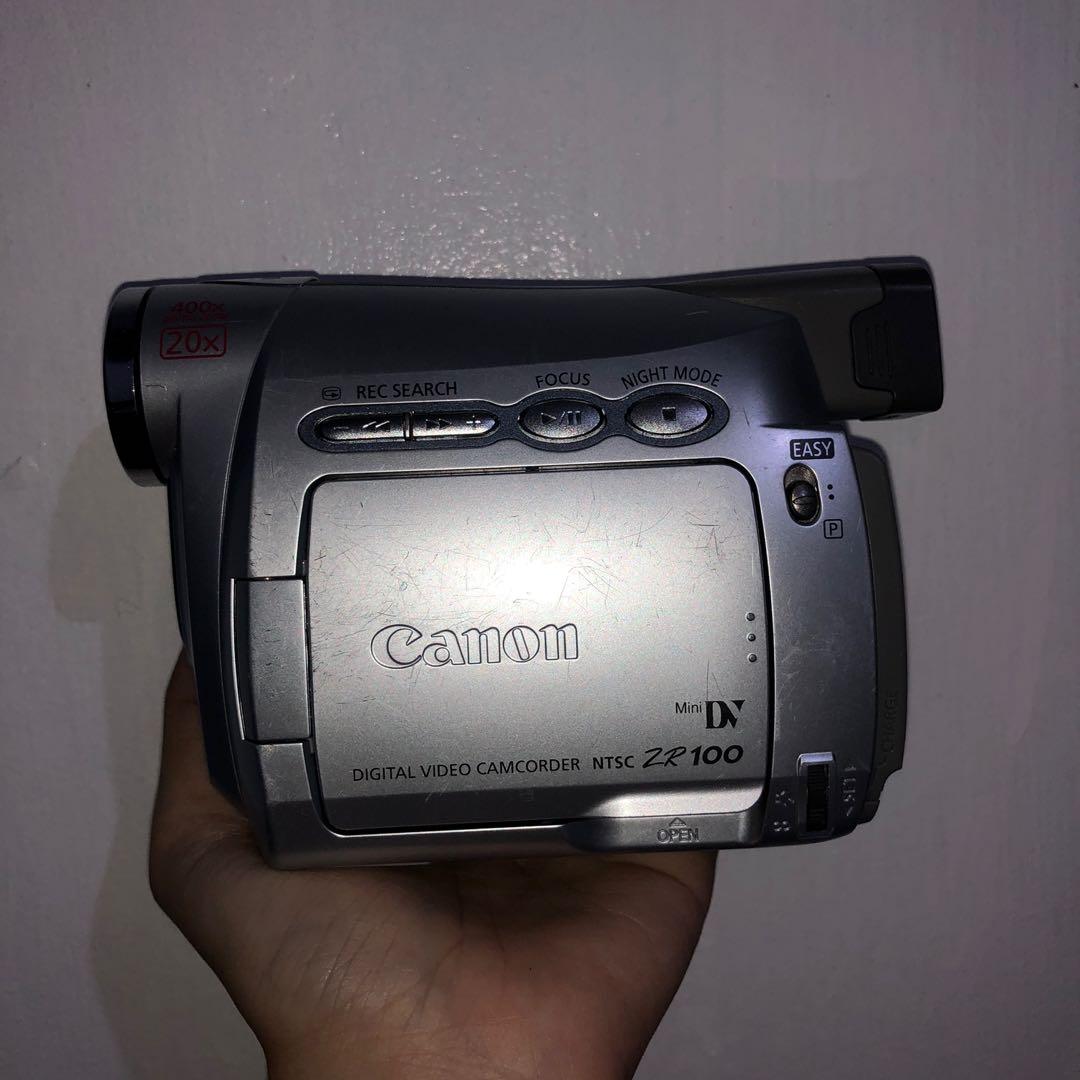 canon zr100 mini dv camcorder