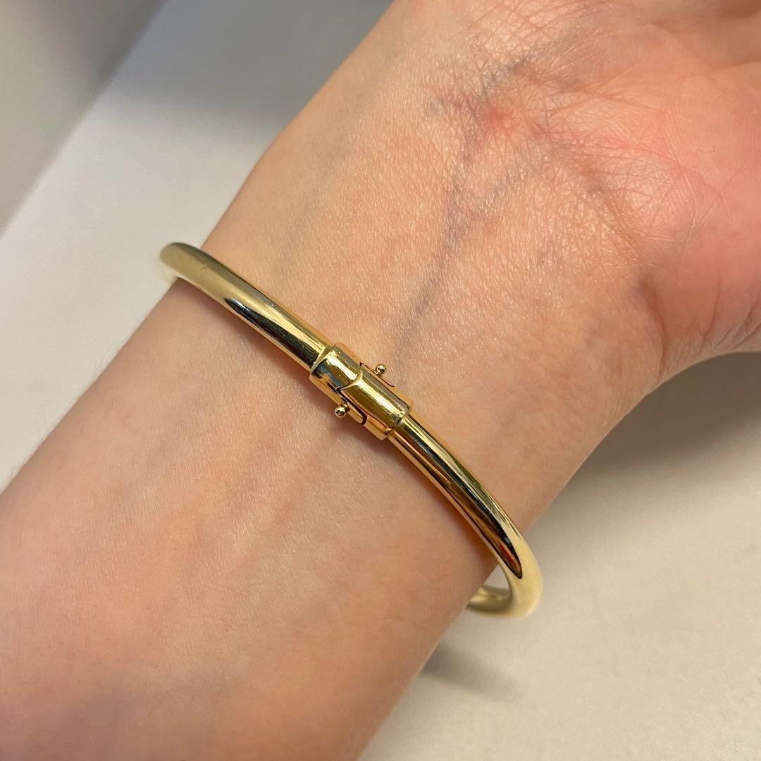 Gold bangle cheap cartier inspired
