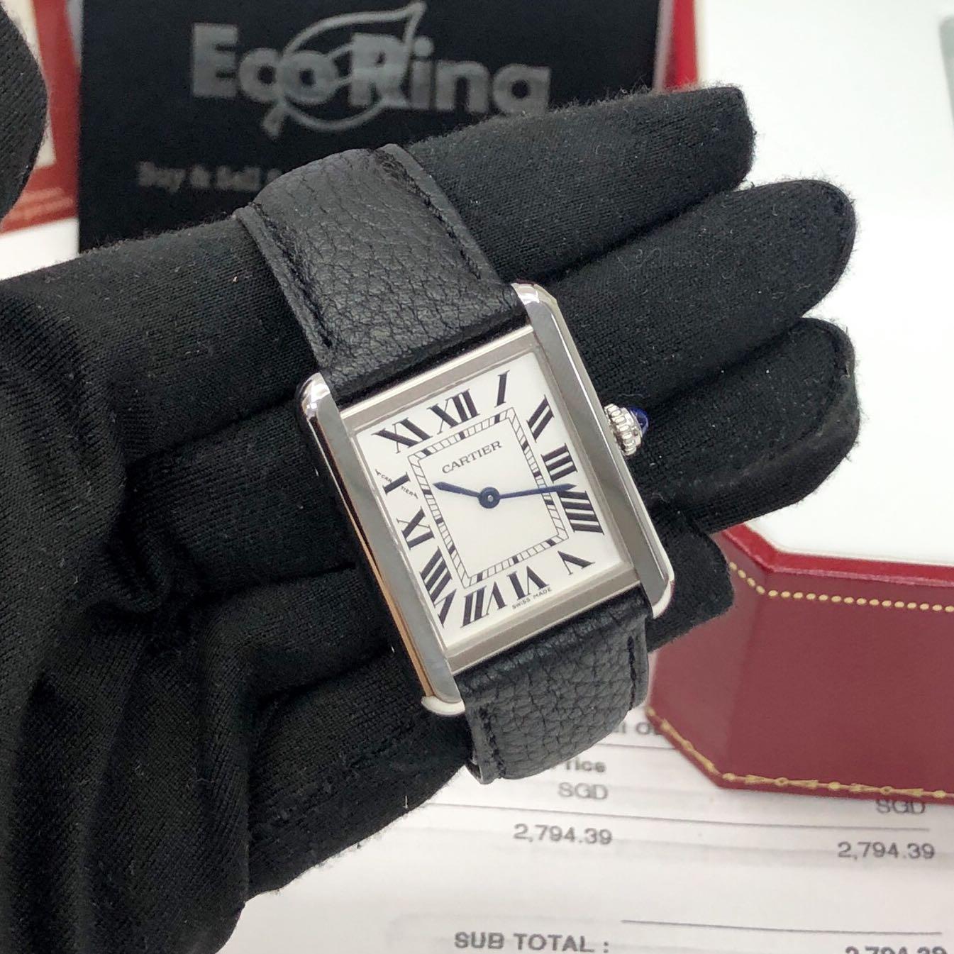 Cartier tank cheap solo wsta0030