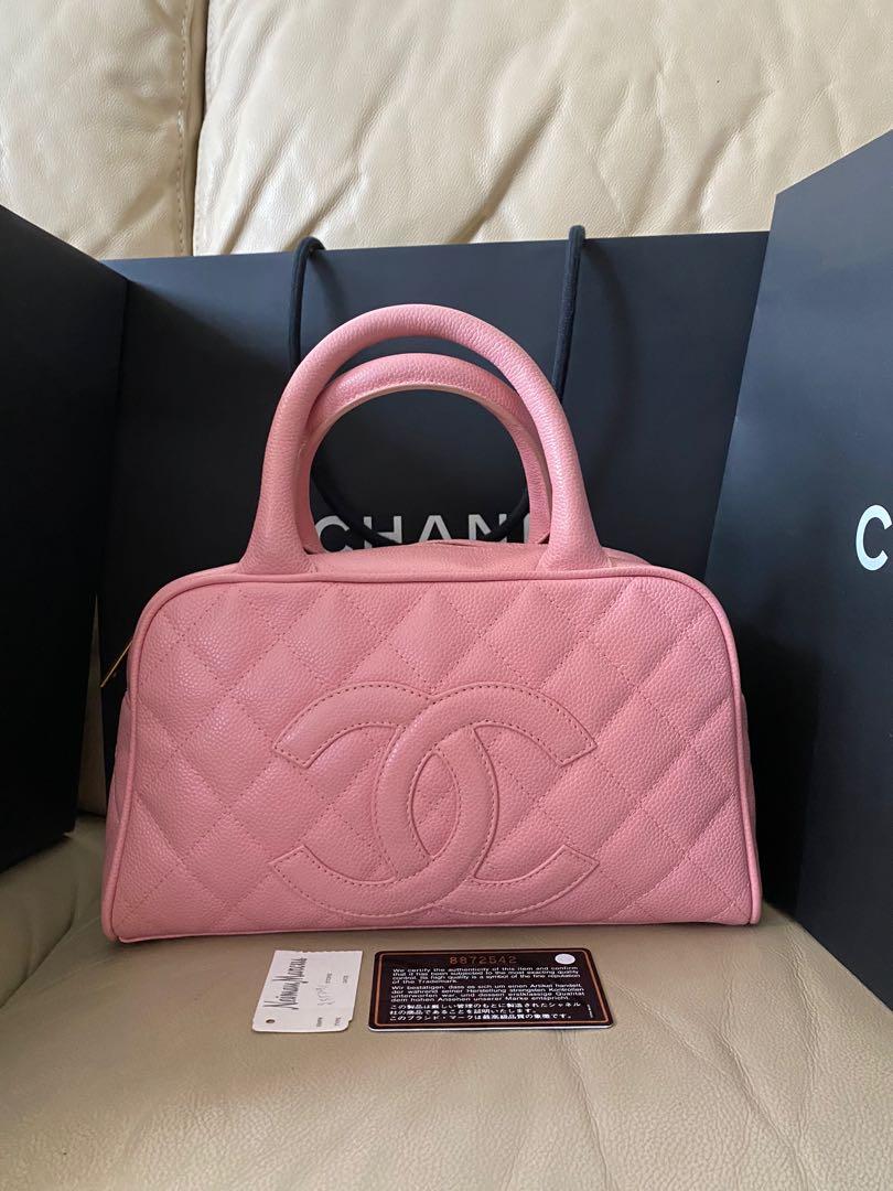 Chanel 22P Sakura pink calfskin woc gold hardware