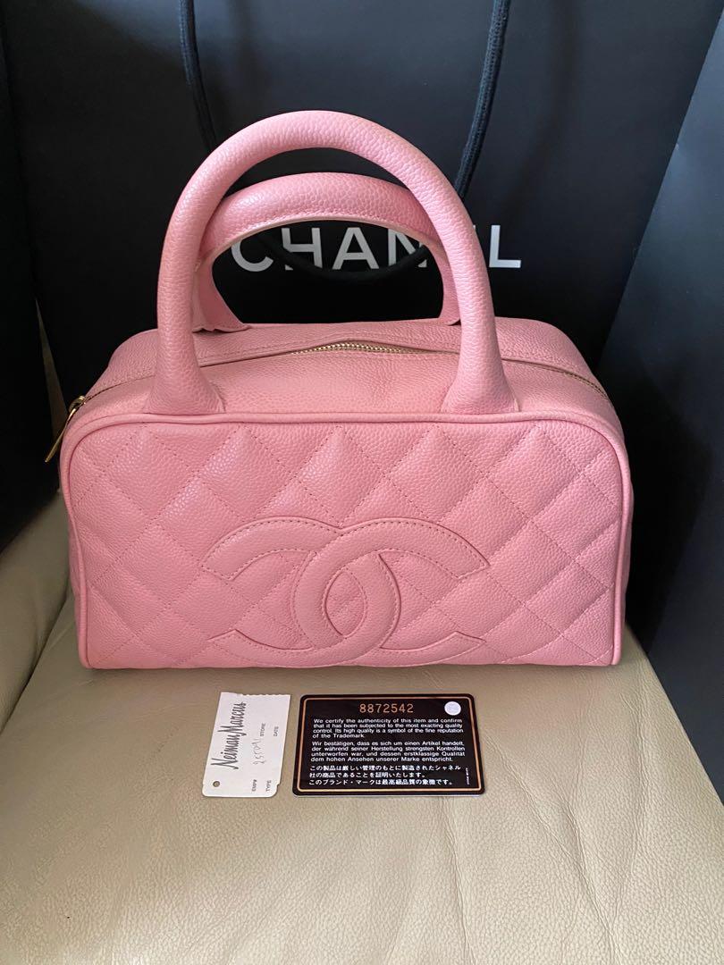 Chanel 22P Sakura pink calfskin woc gold hardware