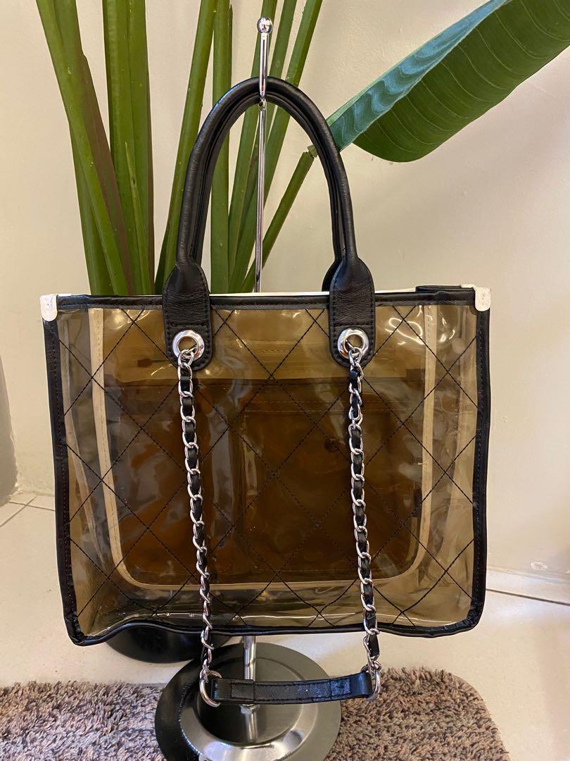 Chanel transparent tote bag 2025