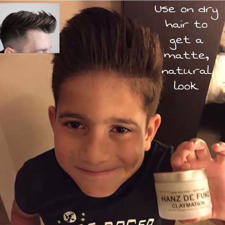 Claymation HANZ DE FUKO claywax man hair styling product, Beauty